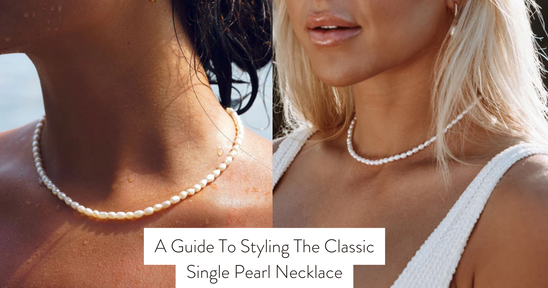 single pearl necklace