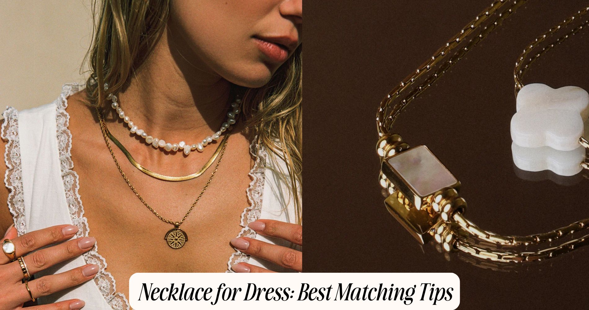slim fit dress slacks Gold & Ivory Pearl Wrap Necklace - All Necklaces