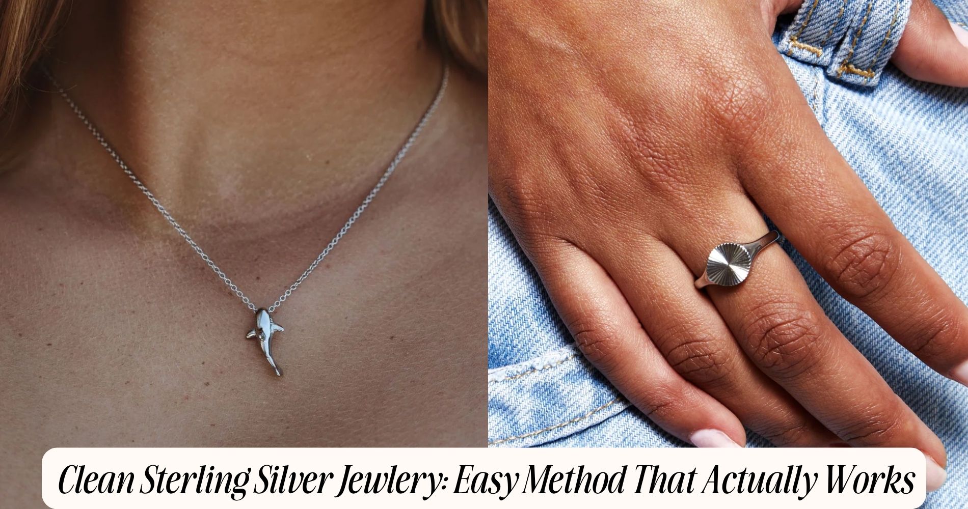 clean sterling silver jewlery