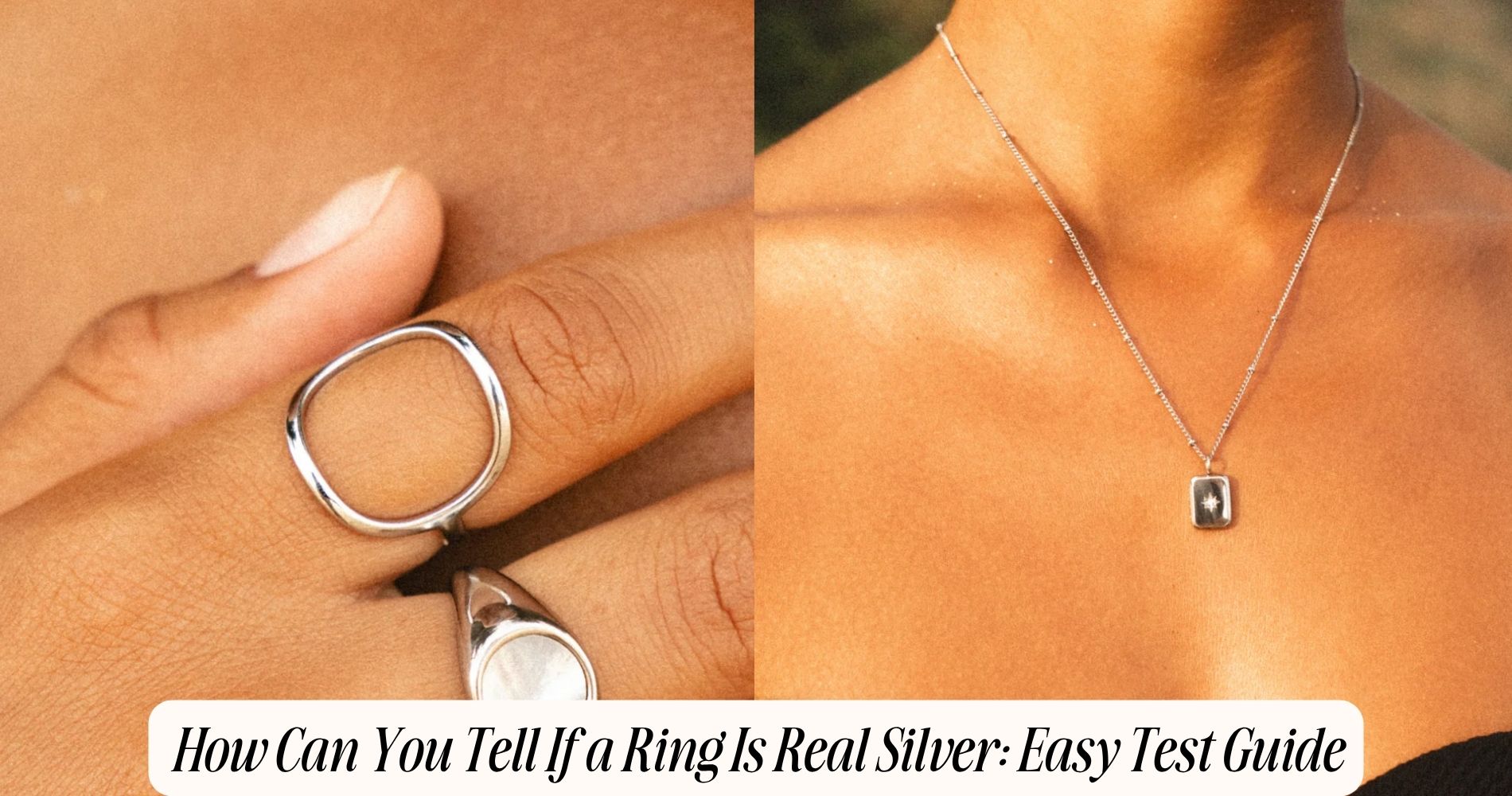how can you tell if a ring is real silver