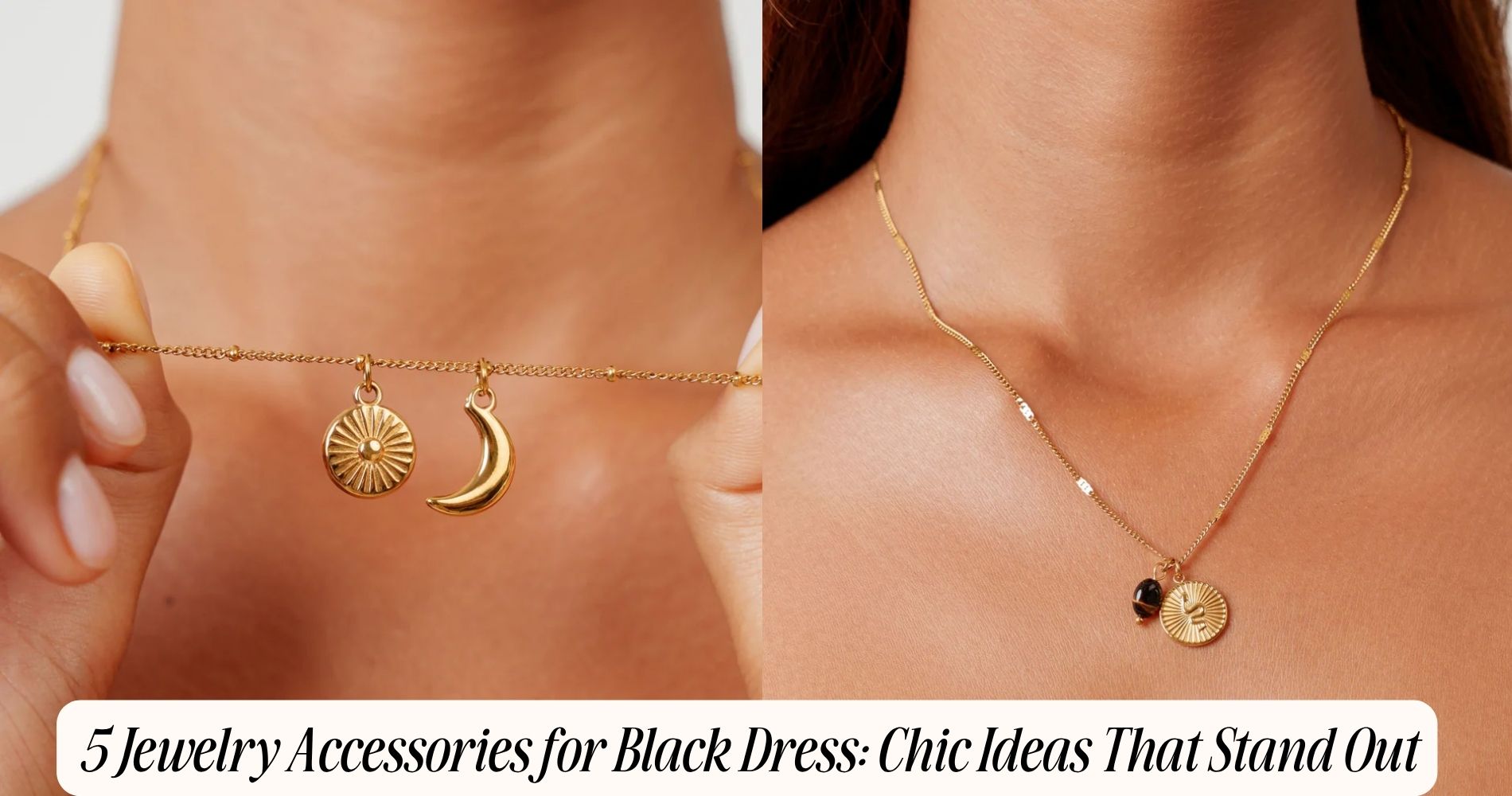 jewelry accessories for black dress