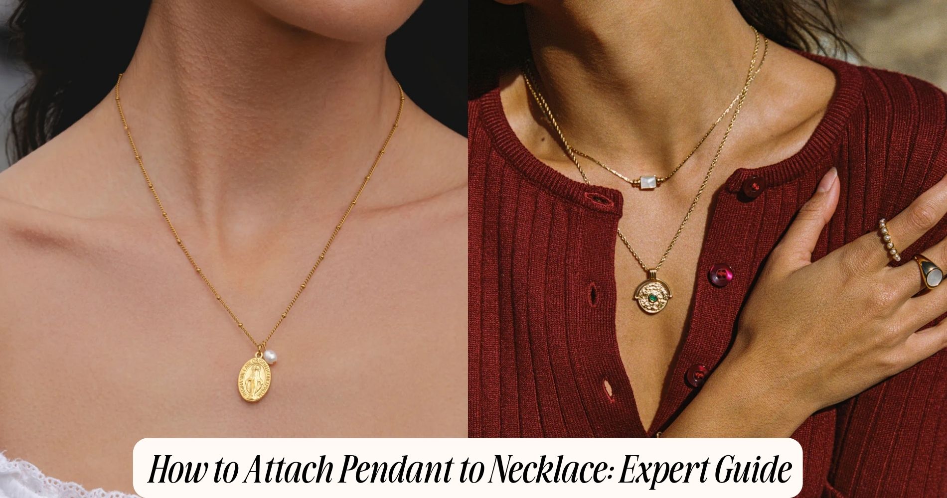 how to attach pendant to necklace