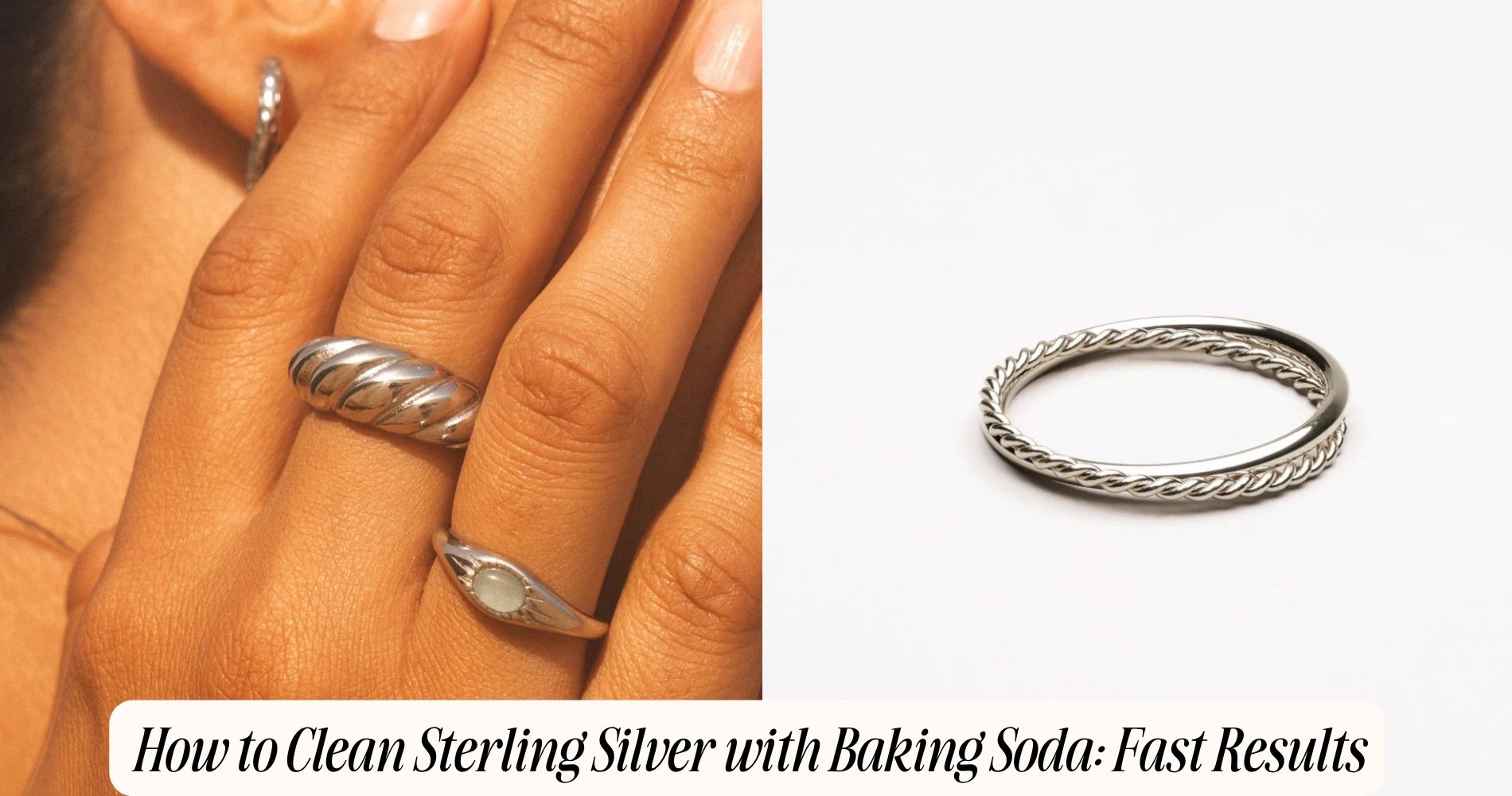 how to clean sterling silver with baking soda