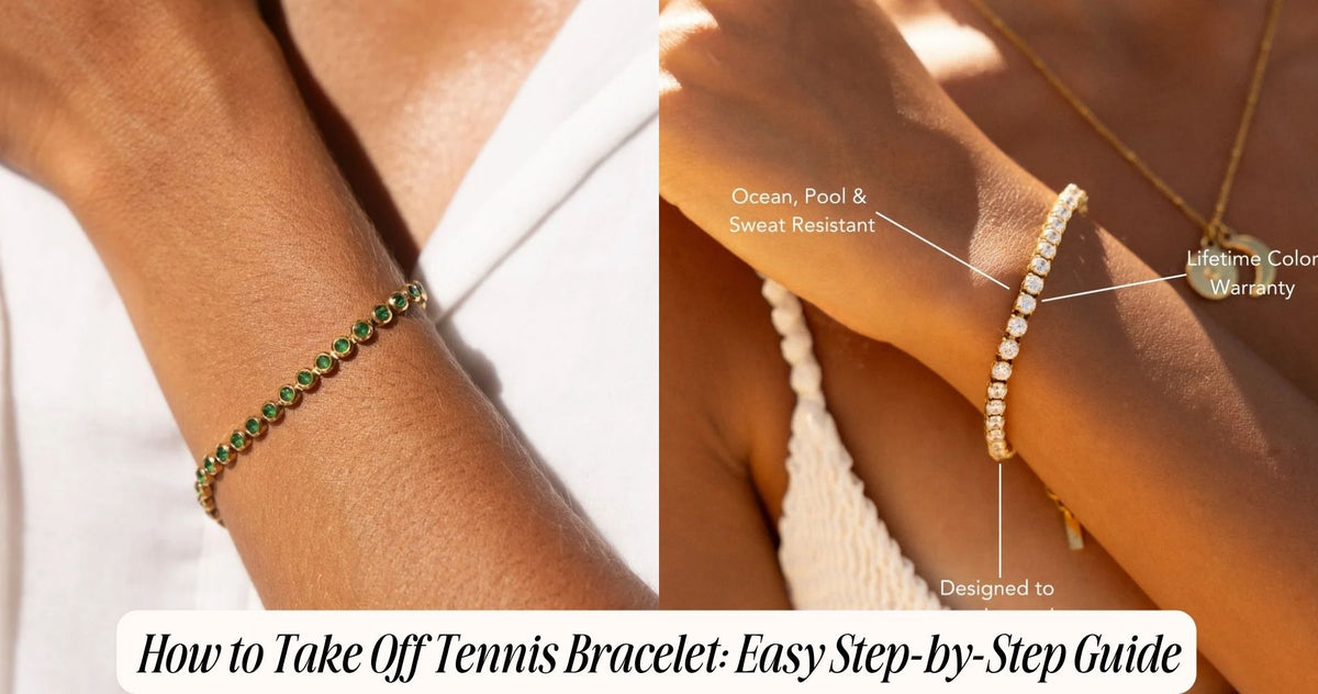 how to take off tennis bracelet