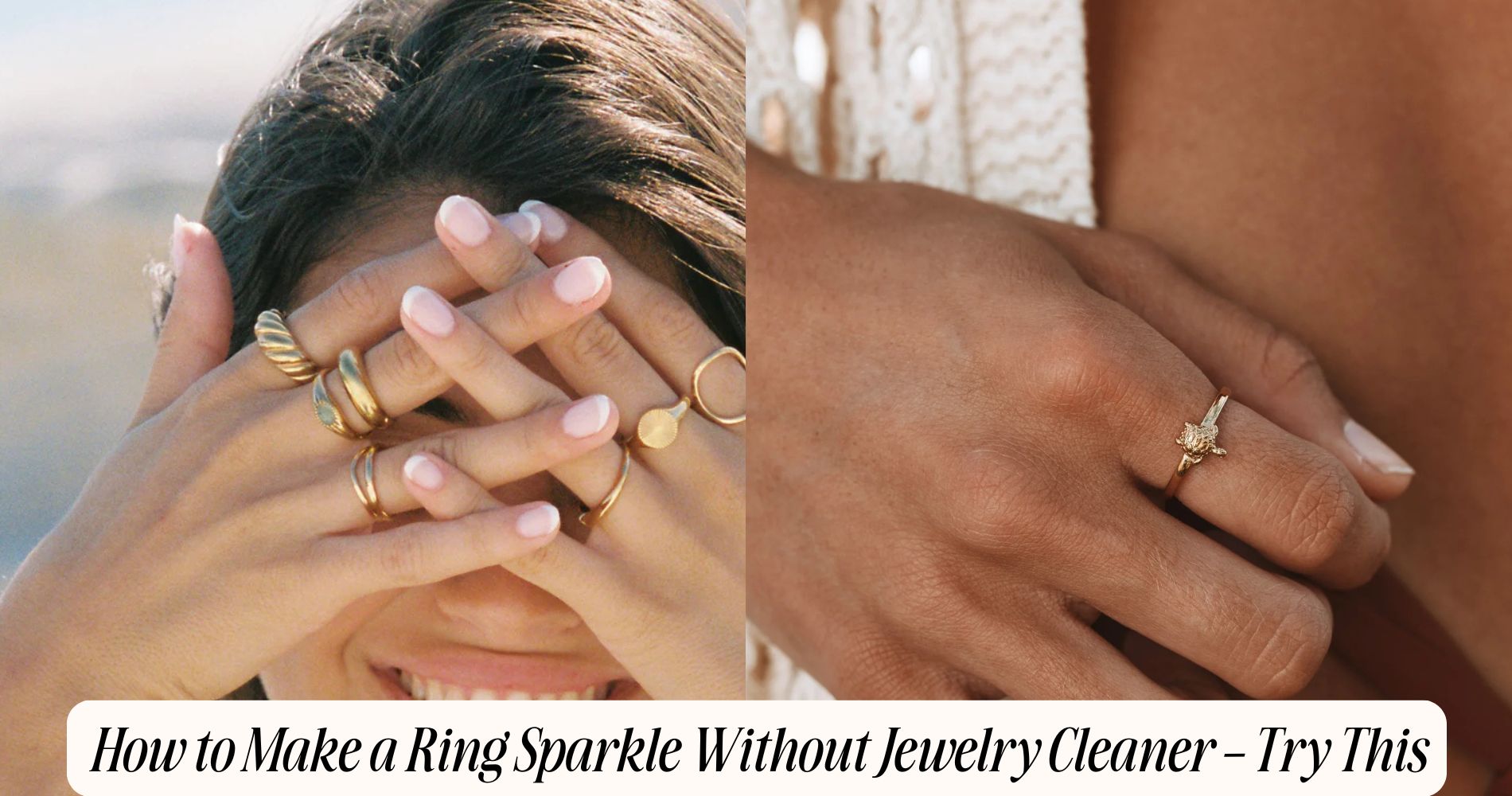how to make a ring sparkle without jewelry cleaner