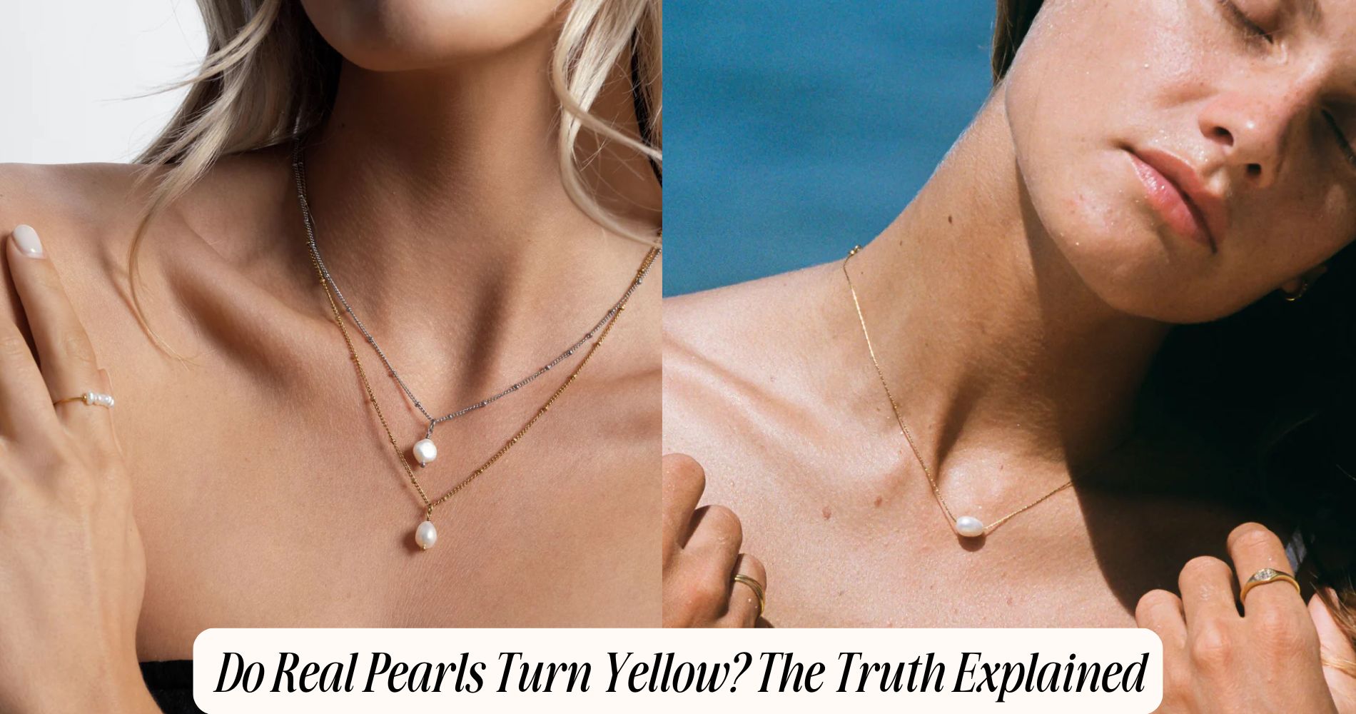 do real pearls turn yellow
