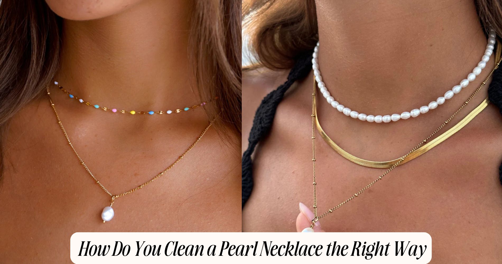 how do you clean a pearl necklace