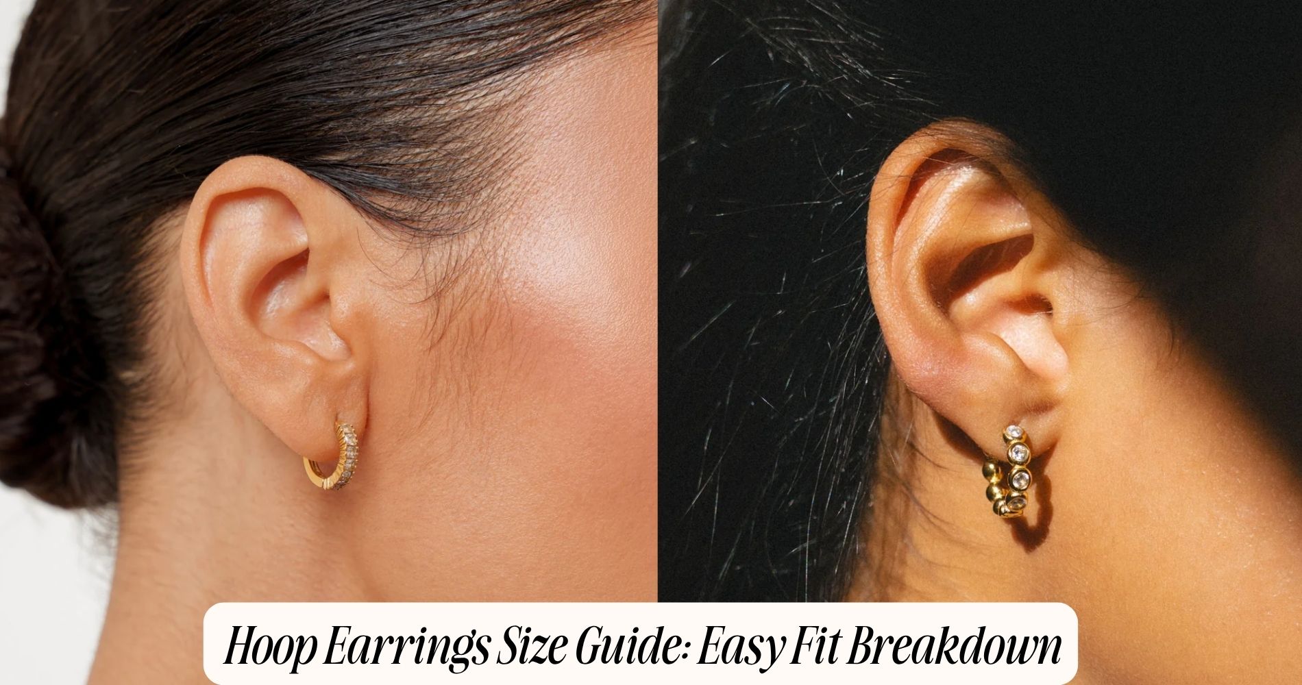 hoop earrings size guide