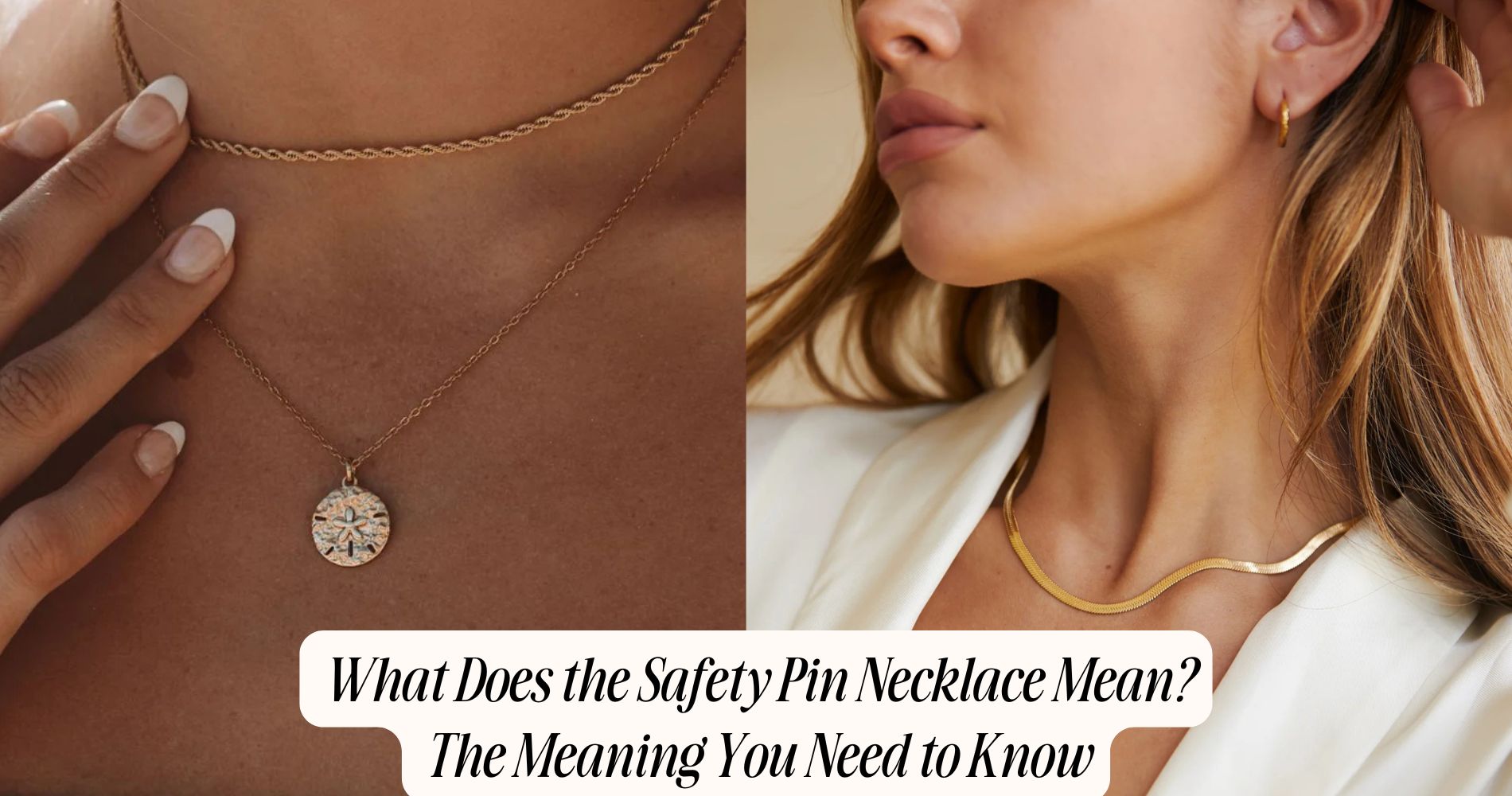 what does the safety pin necklace mean