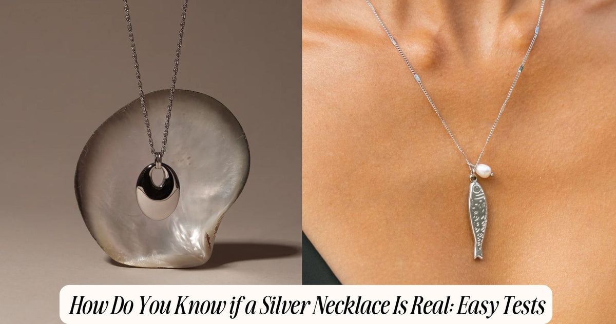how do you know if a silver necklace is real