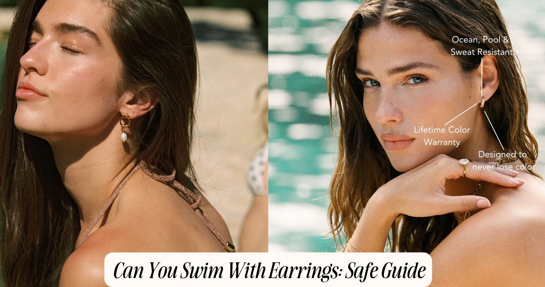can you swim with earrings