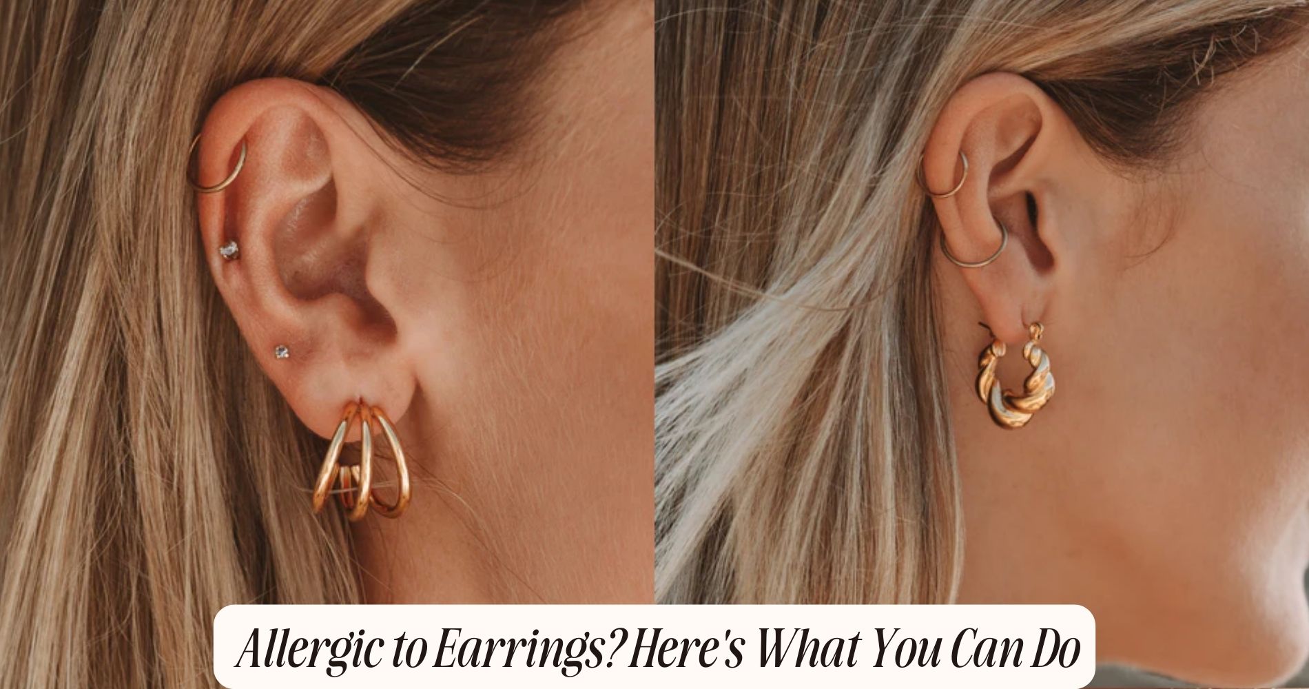 Earring sensitivity fashion solution