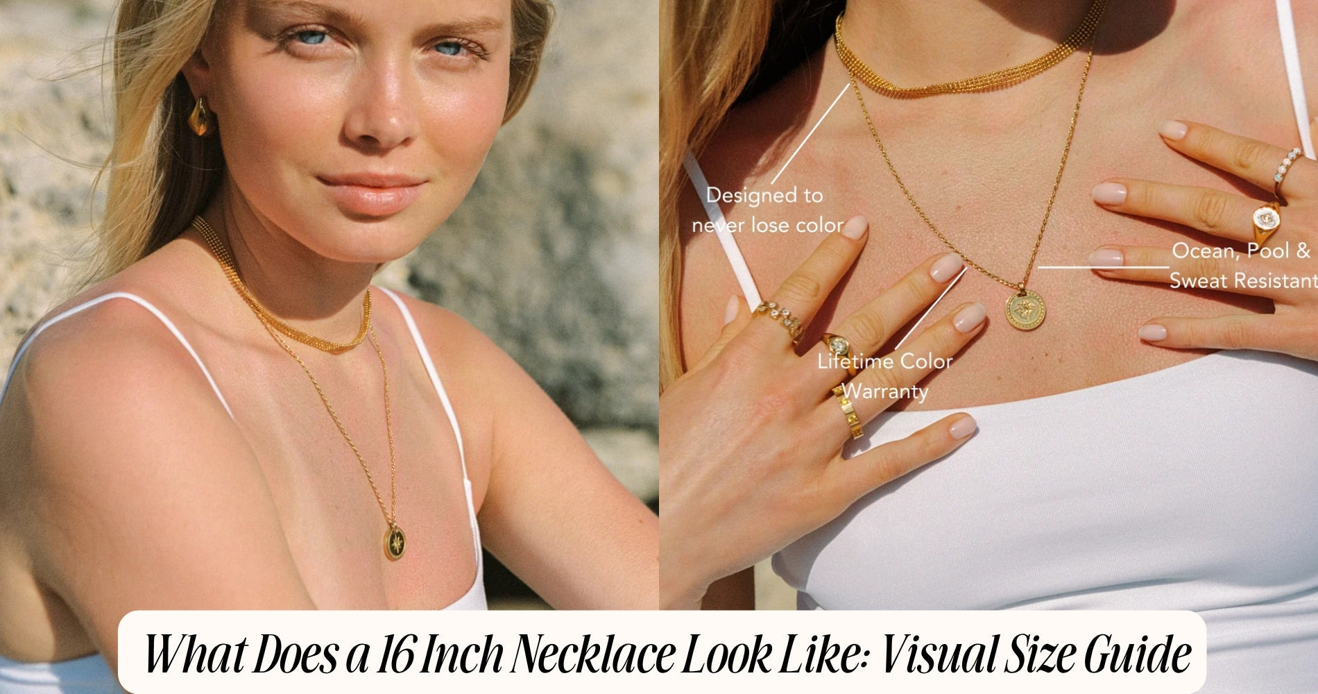 what does a 16 inch necklace look like