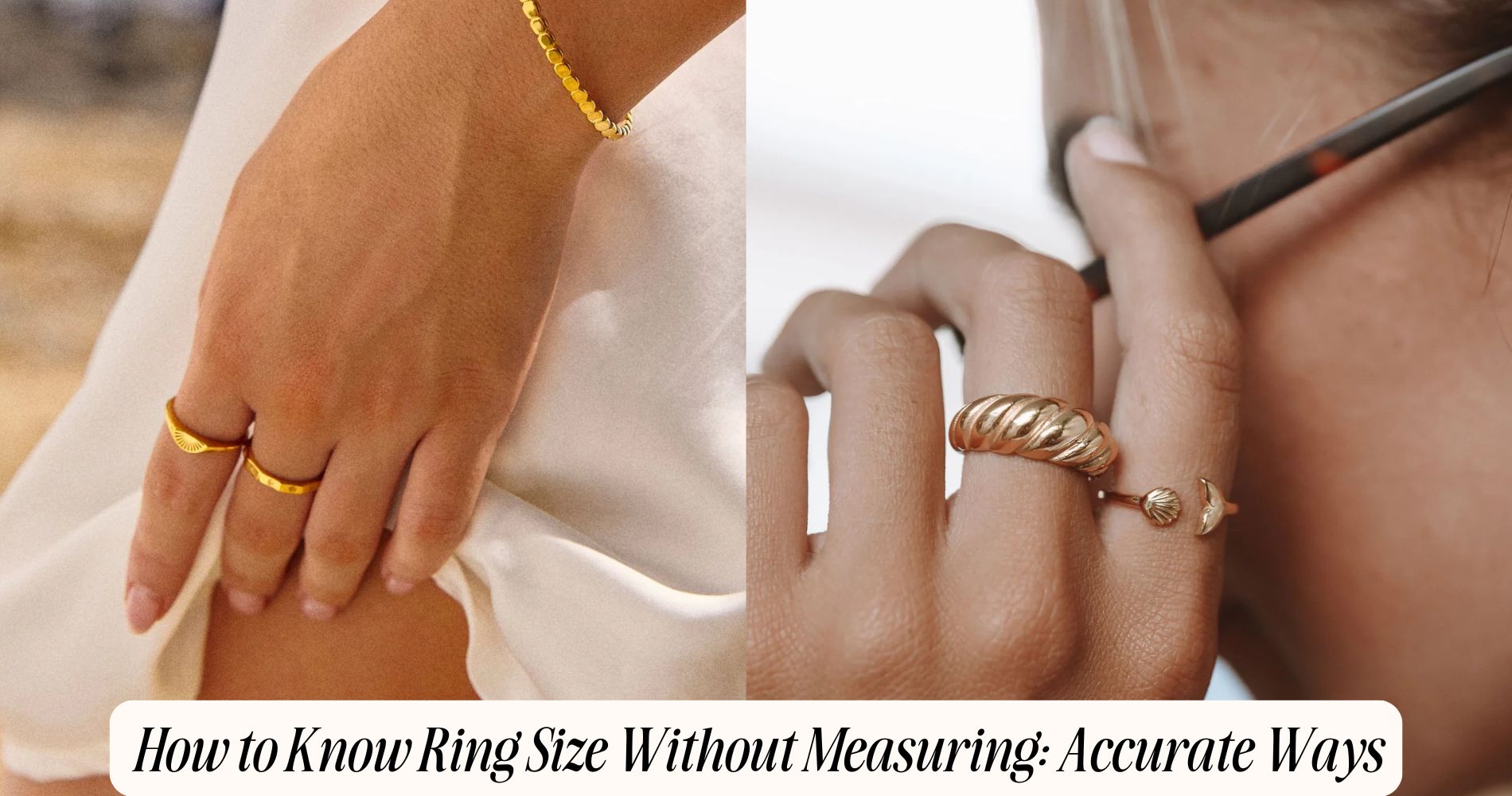 how to know ring size without measuring