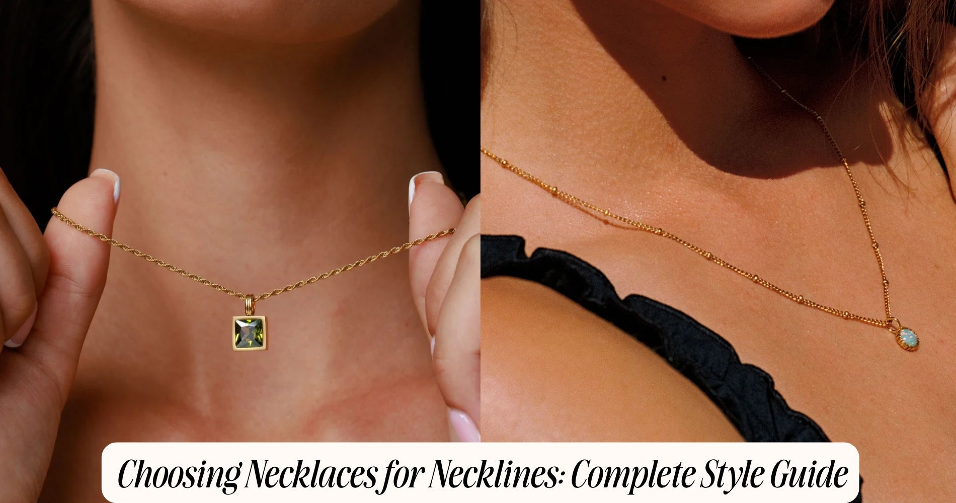 choosing necklaces for necklines