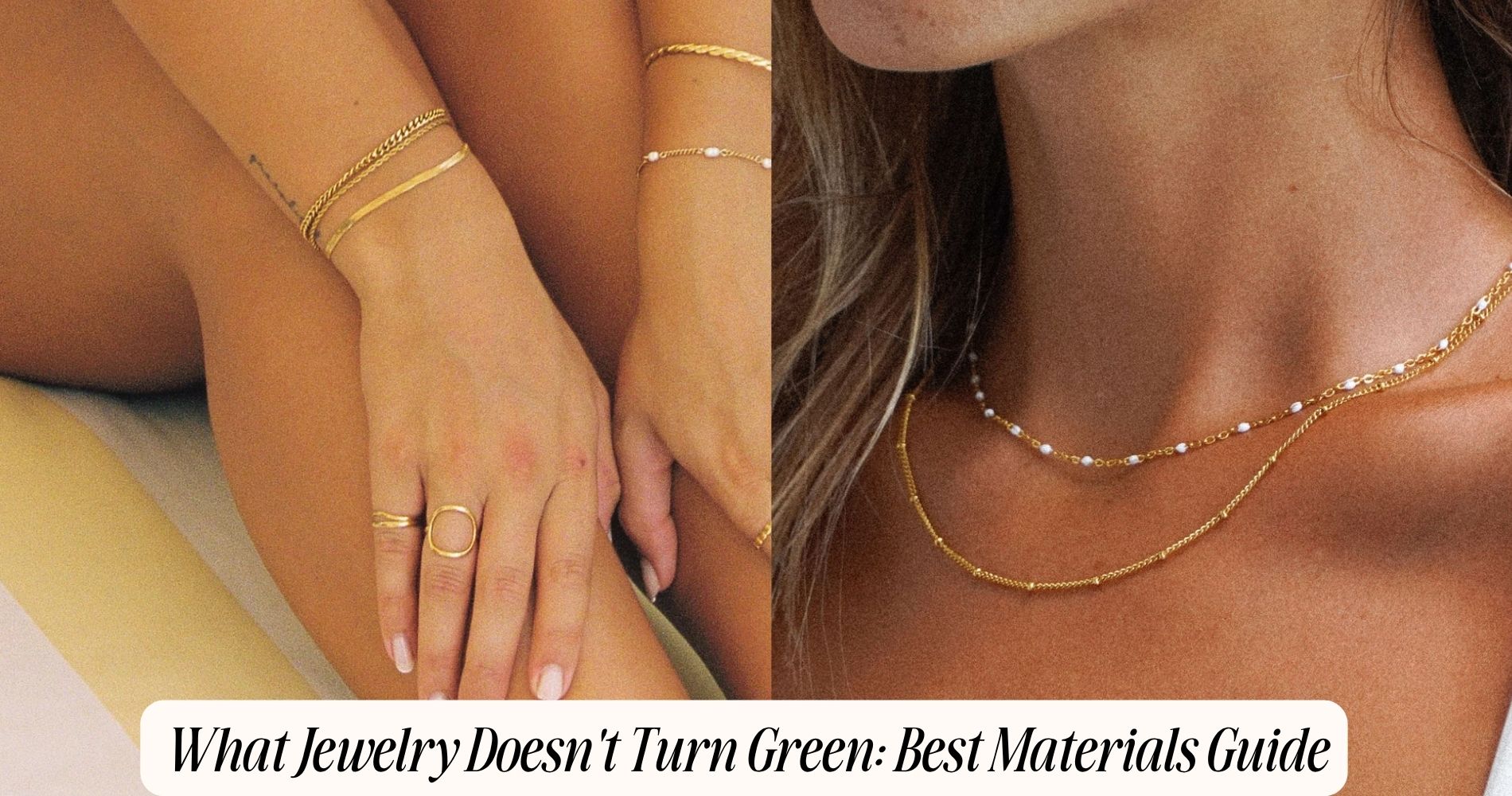 what jewelry doesn't turn green