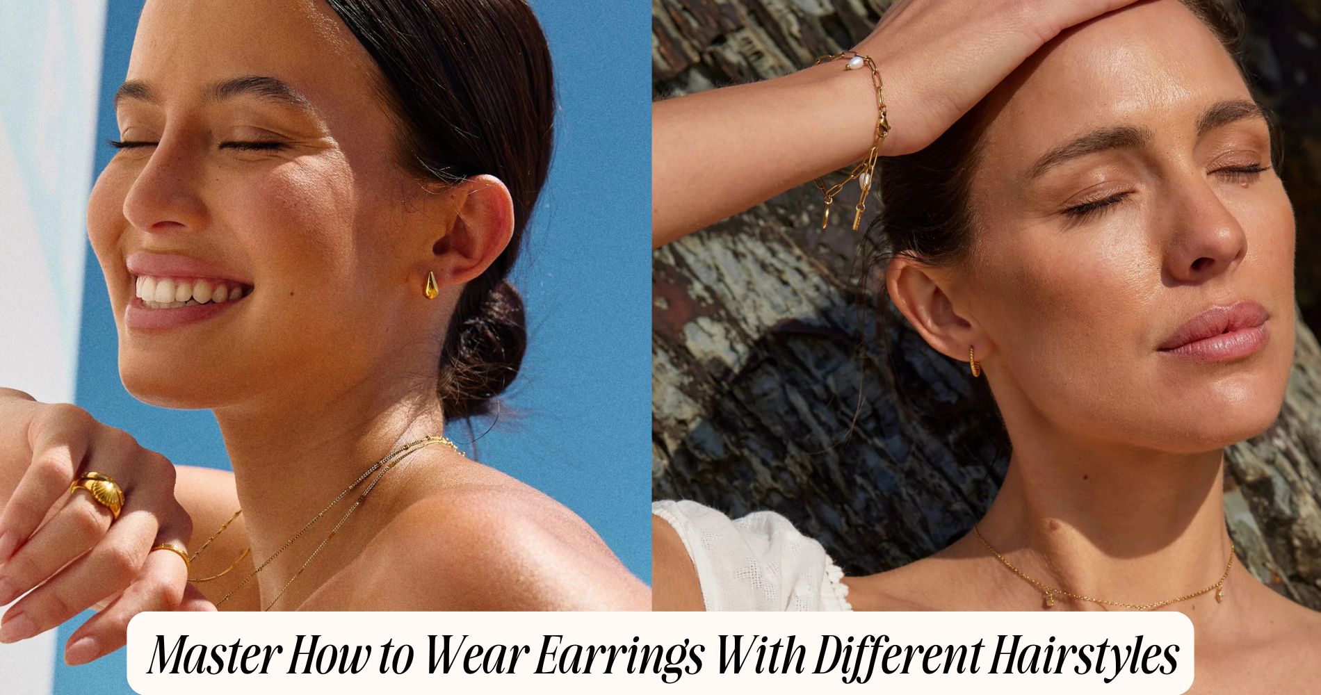 how to wear earrings with different hairstyles