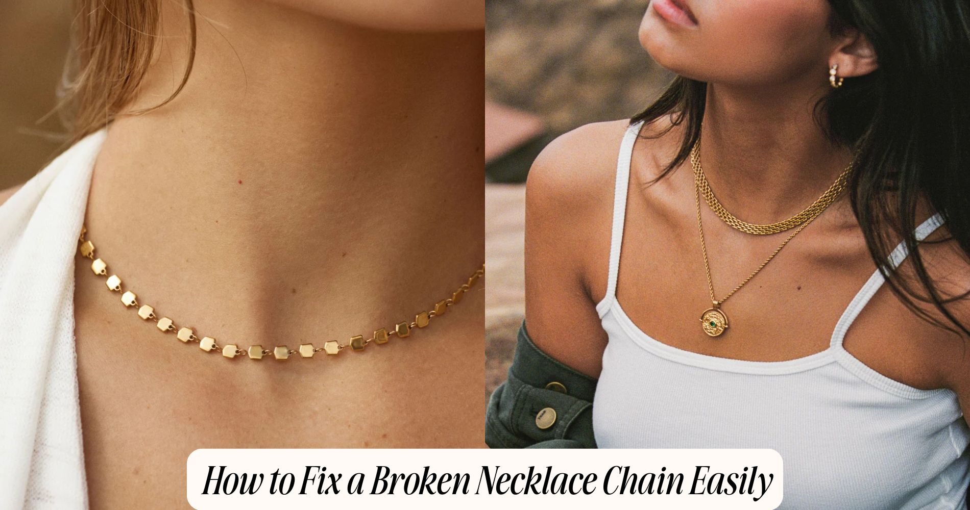 how to fix a broken necklace chain