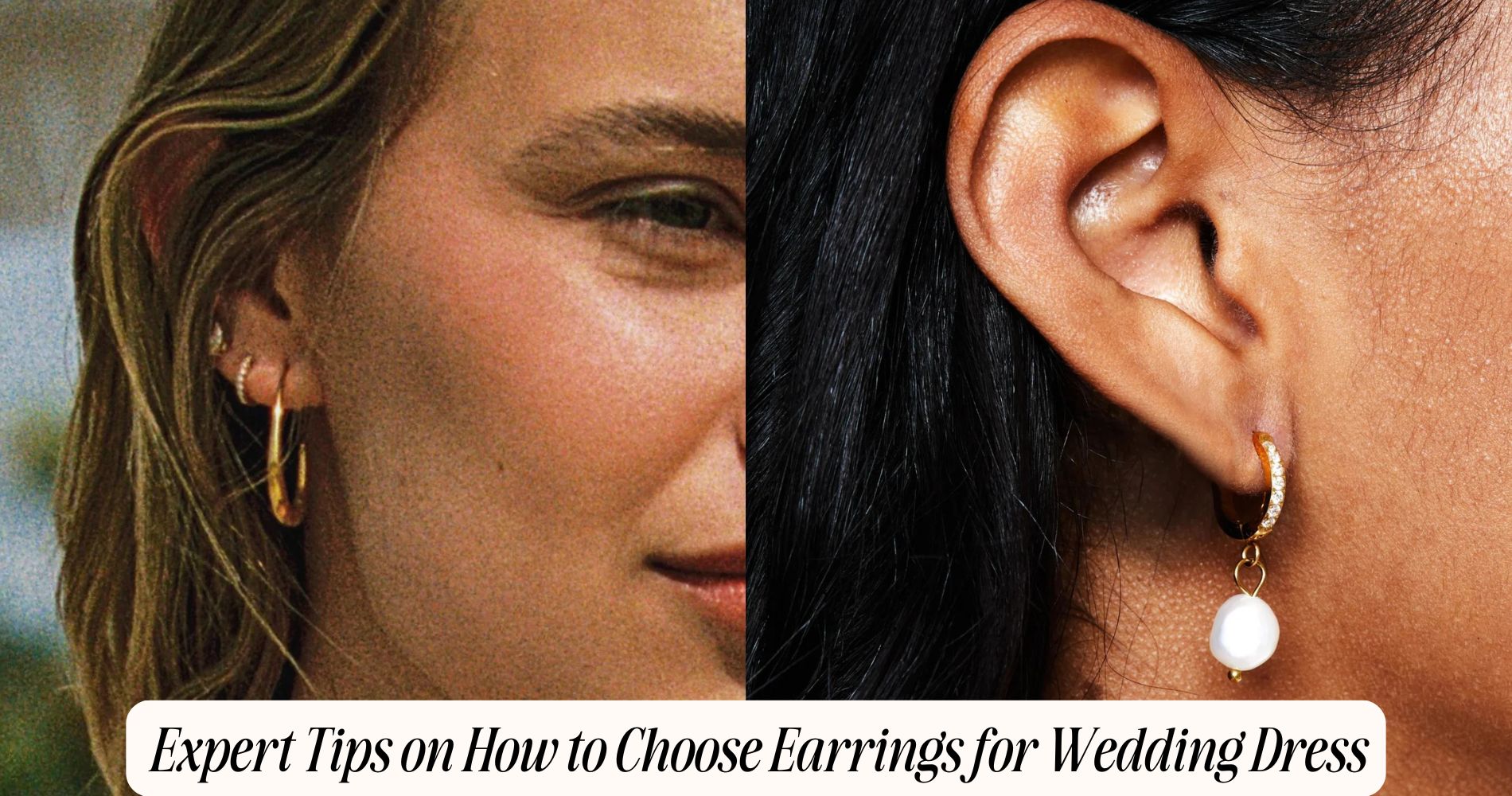 how to choose earrings for wedding dress