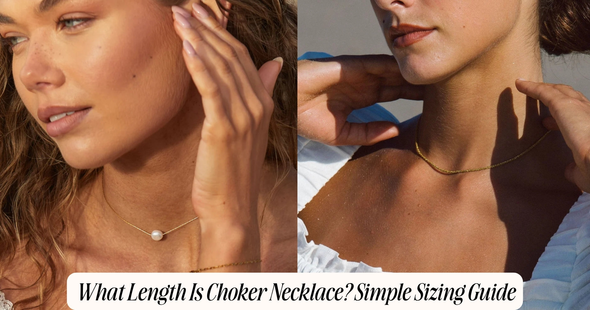 what length is choker necklace