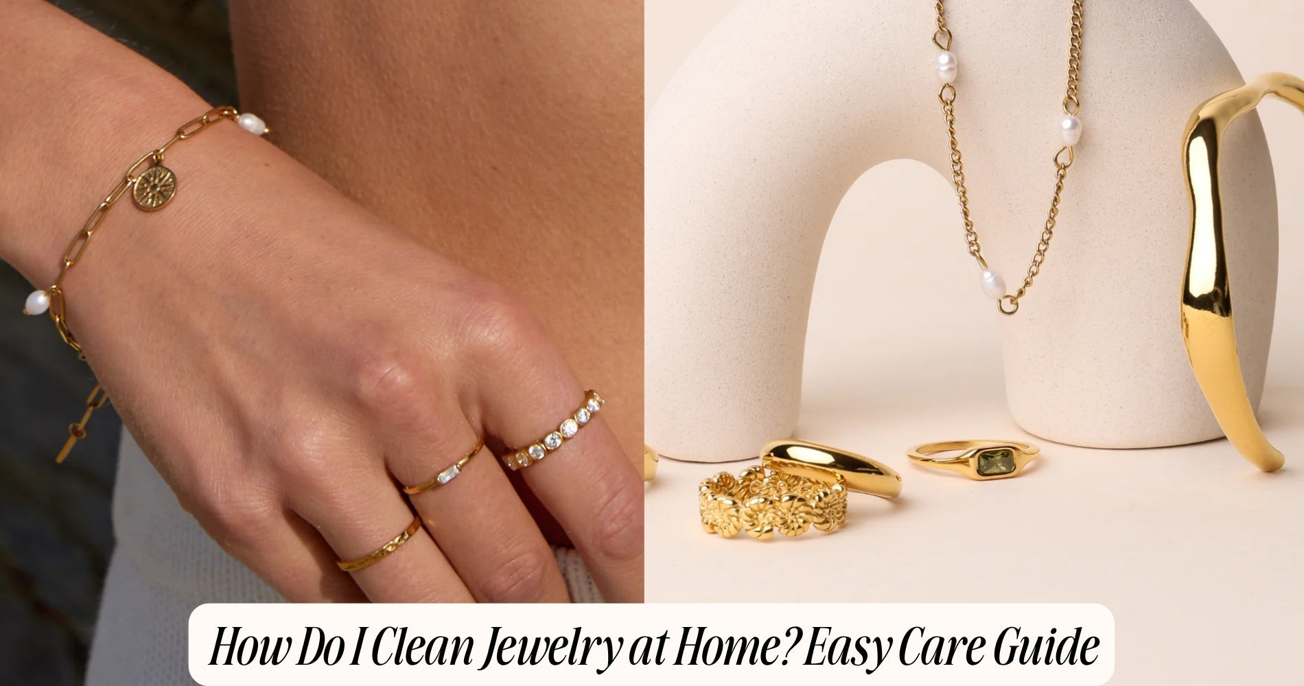how do i clean jewelry at home