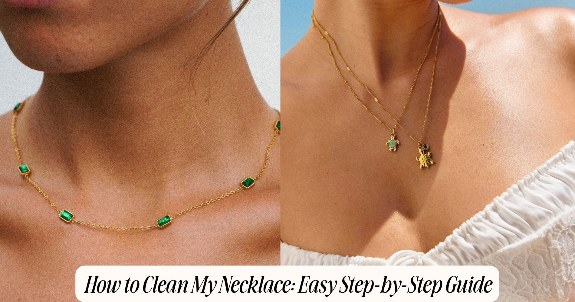 how to clean my necklace