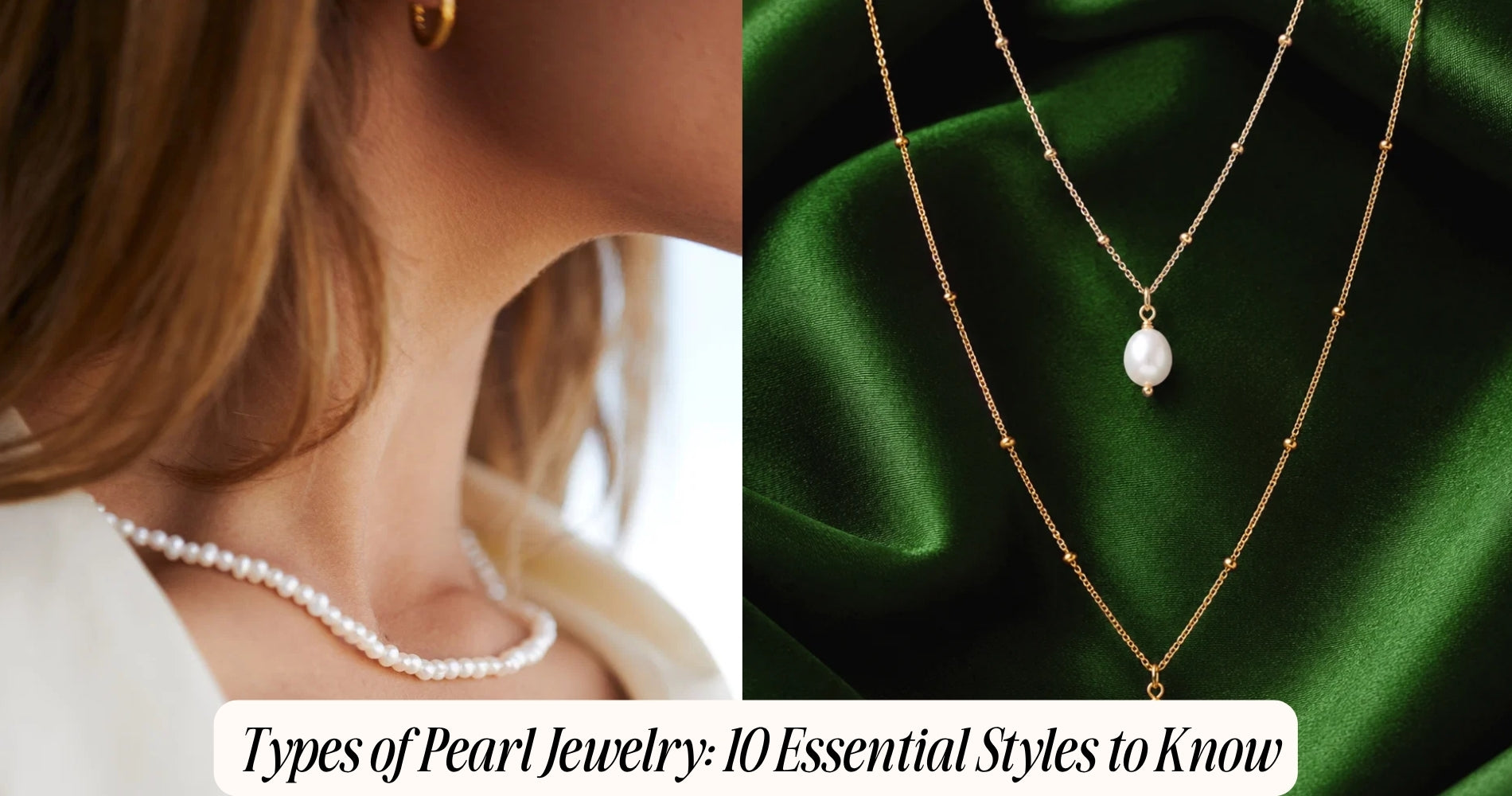 types of pearl jewelry