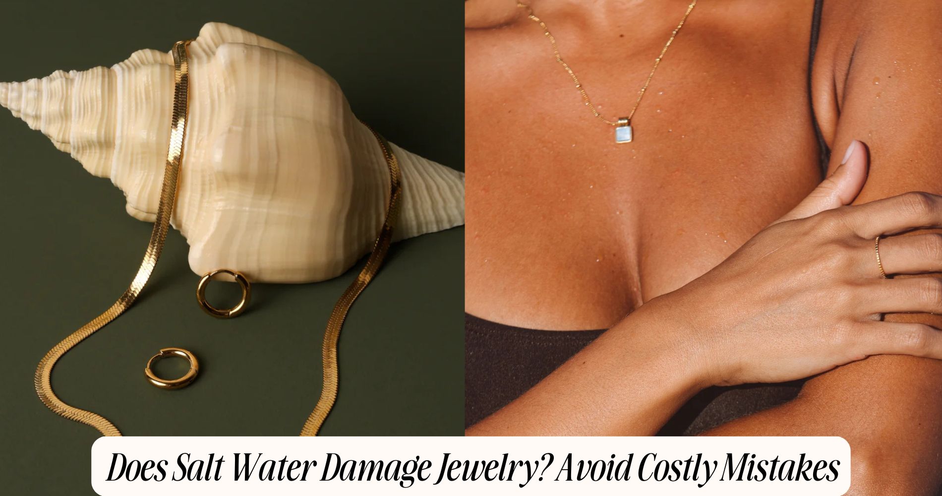does salt water damage jewelry
