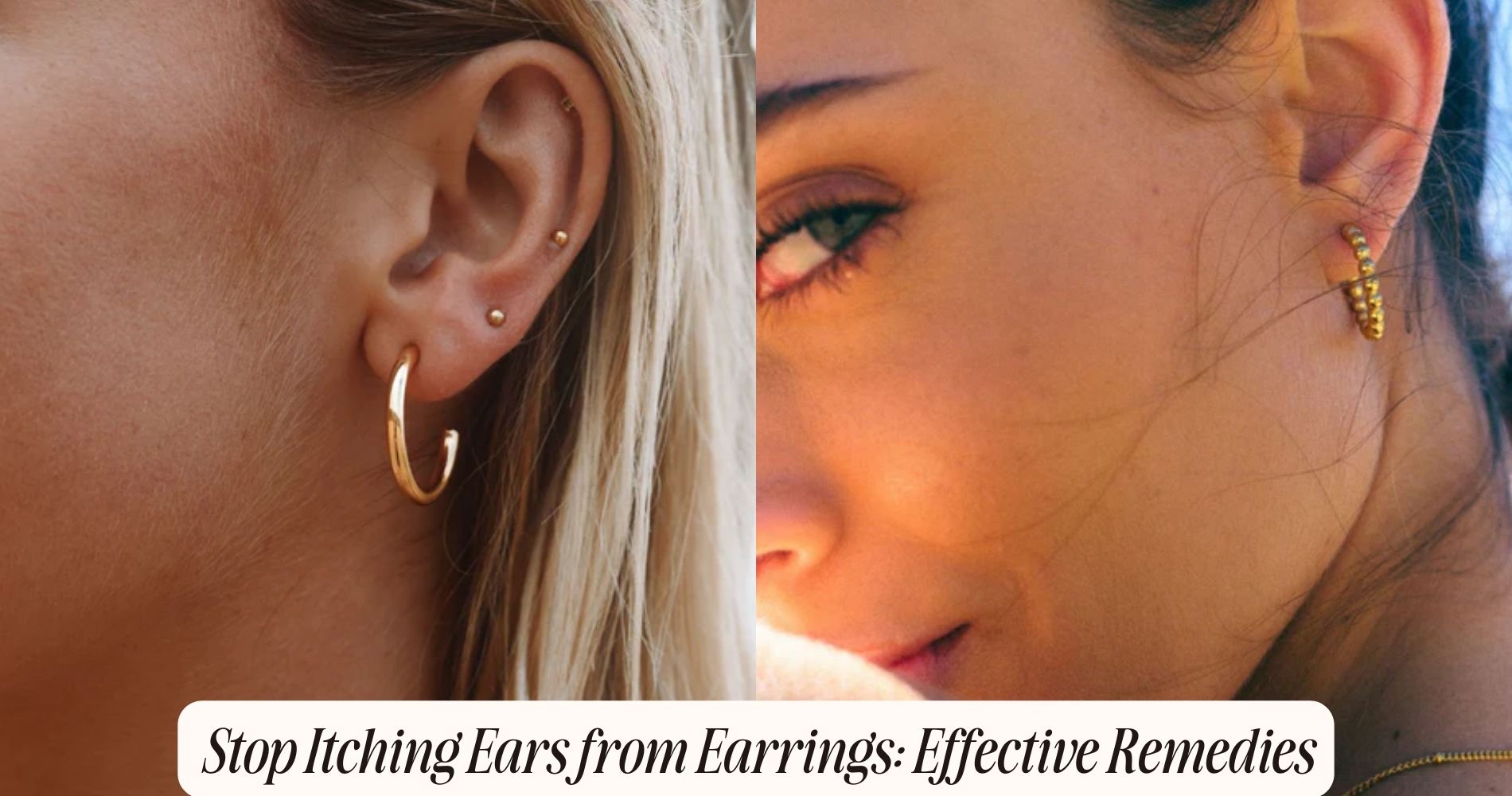 Stop Itching Ears from Earrings Effective Remedies