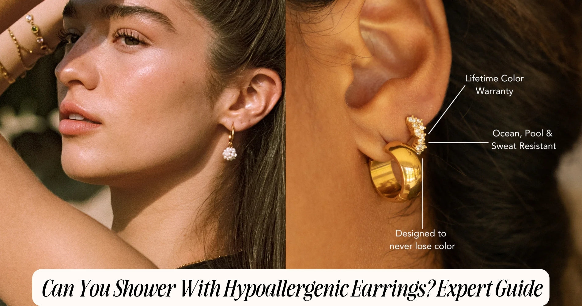 can you shower with hypoallergenic earrings