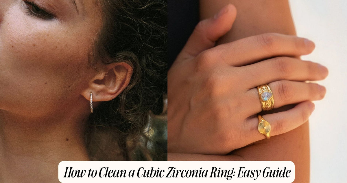 how to clean a cubic zirconia ring