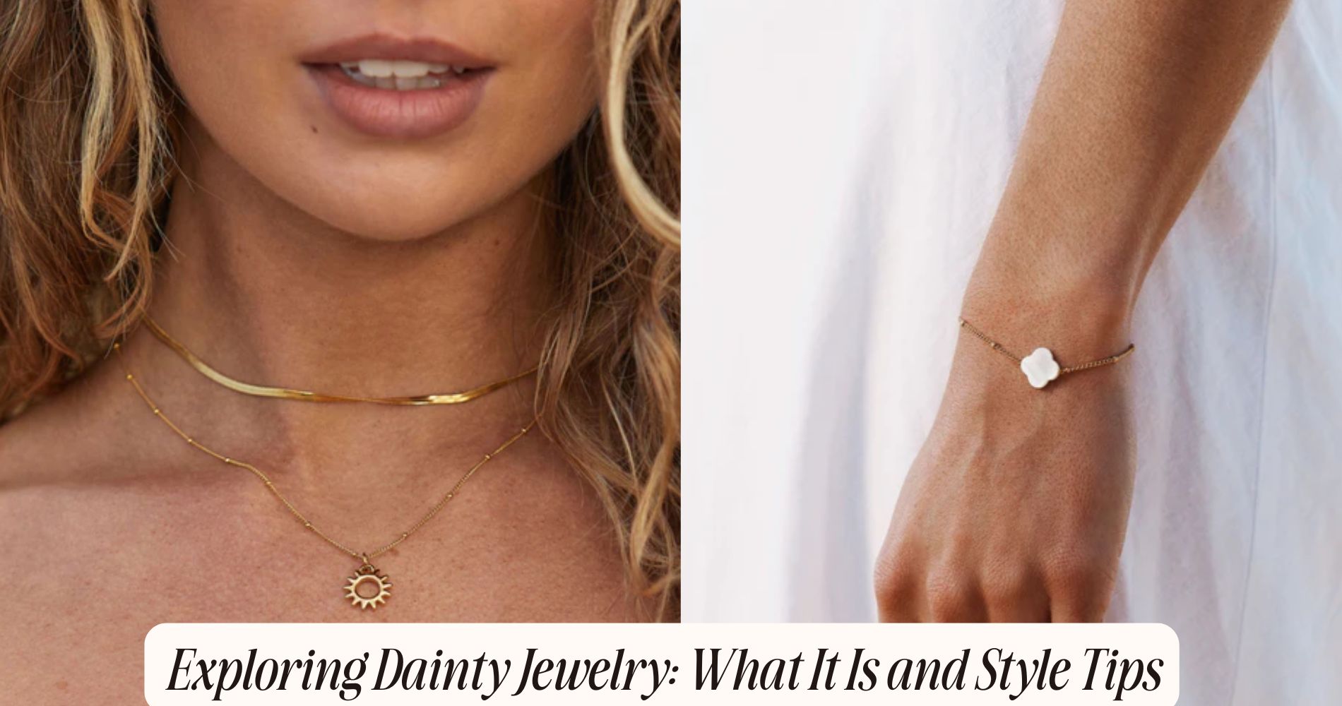 Dainty shops detail jewelry