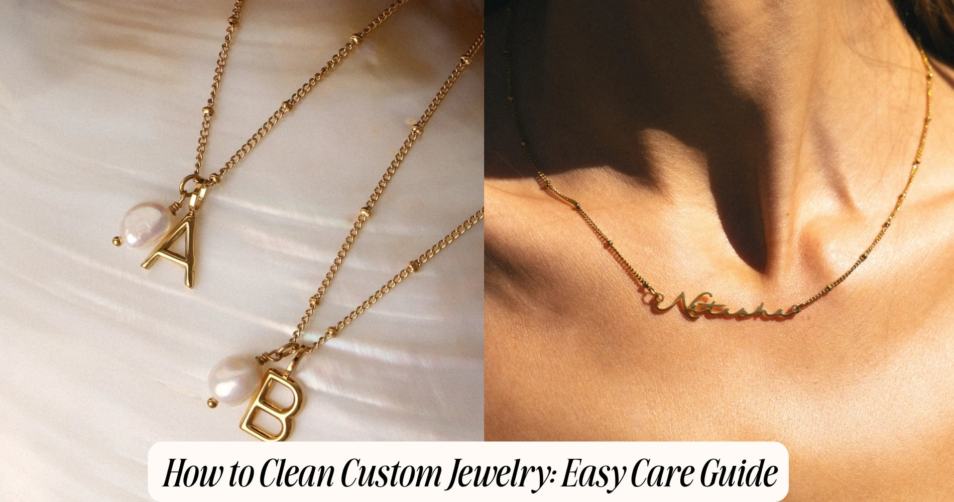 how to clean custom jewelry