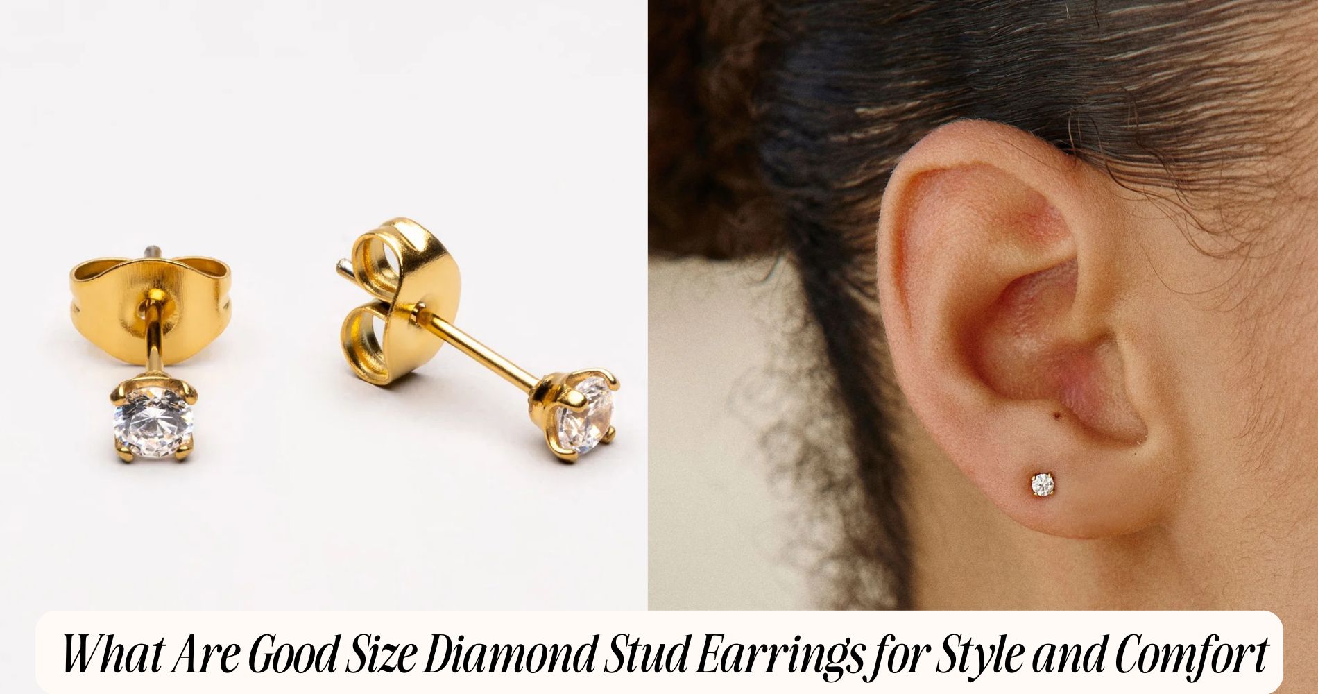 what are good size diamond stud earrings