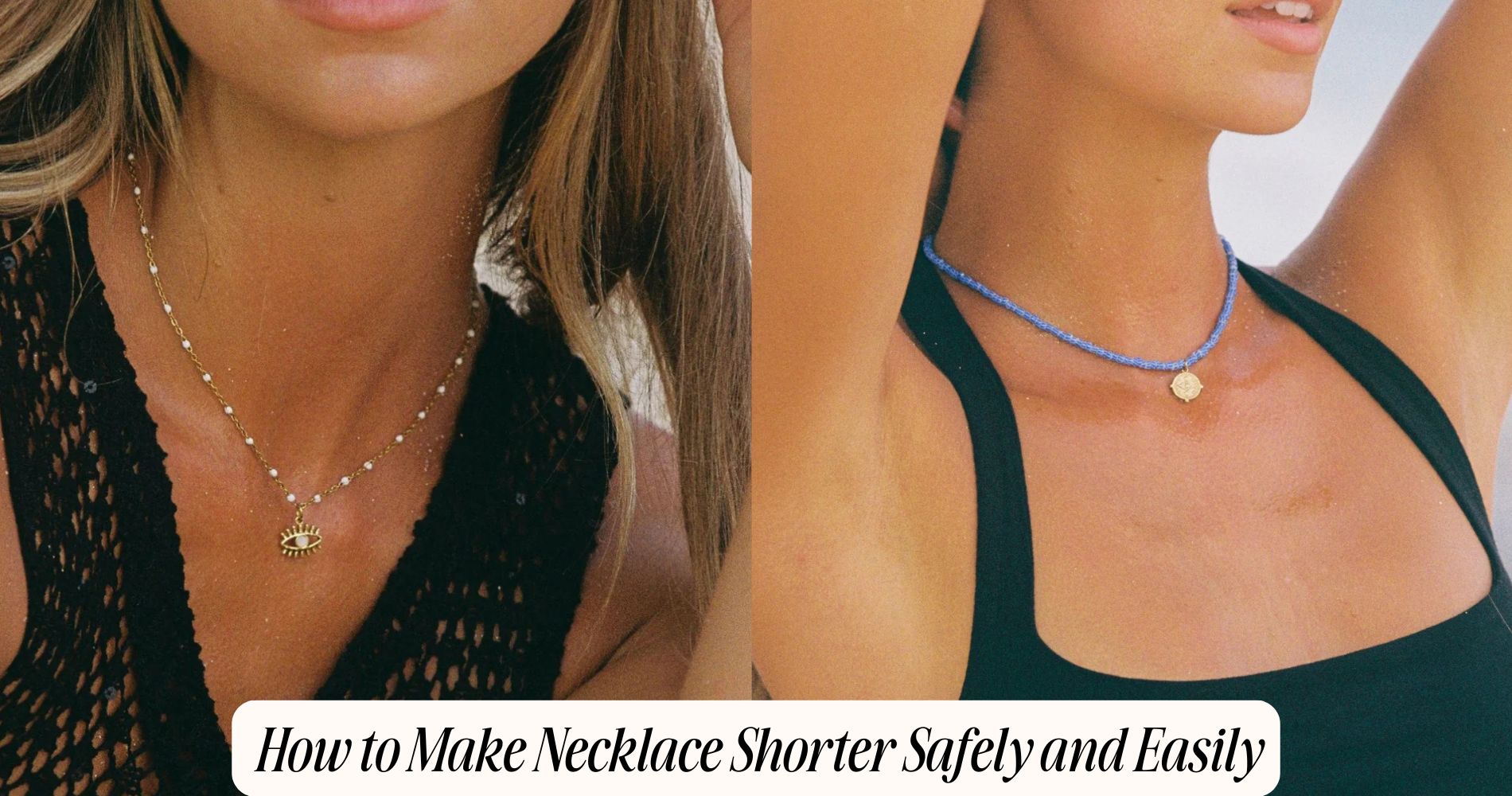 how to make necklace shorter