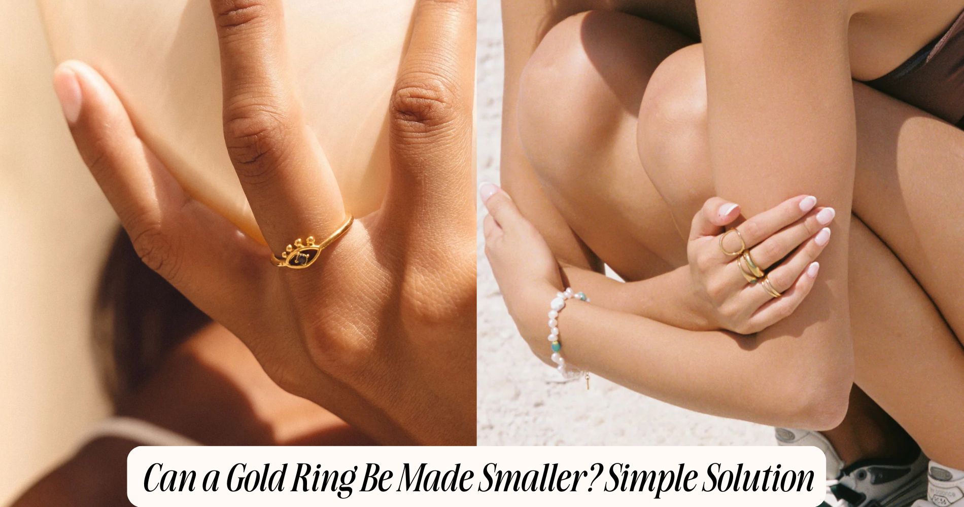 can a gold ring be made smaller