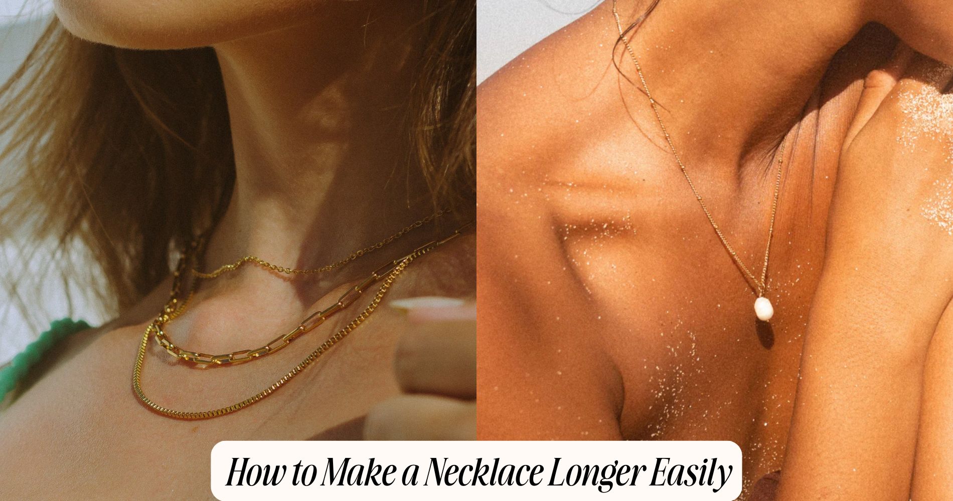 how to make a necklace longer