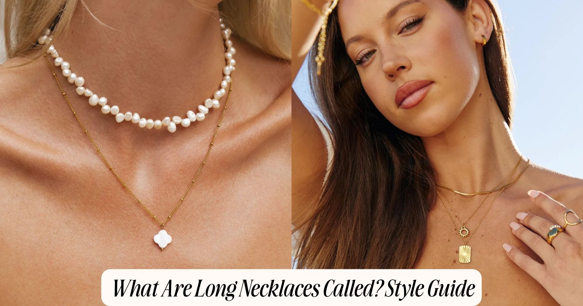 what are long necklaces called