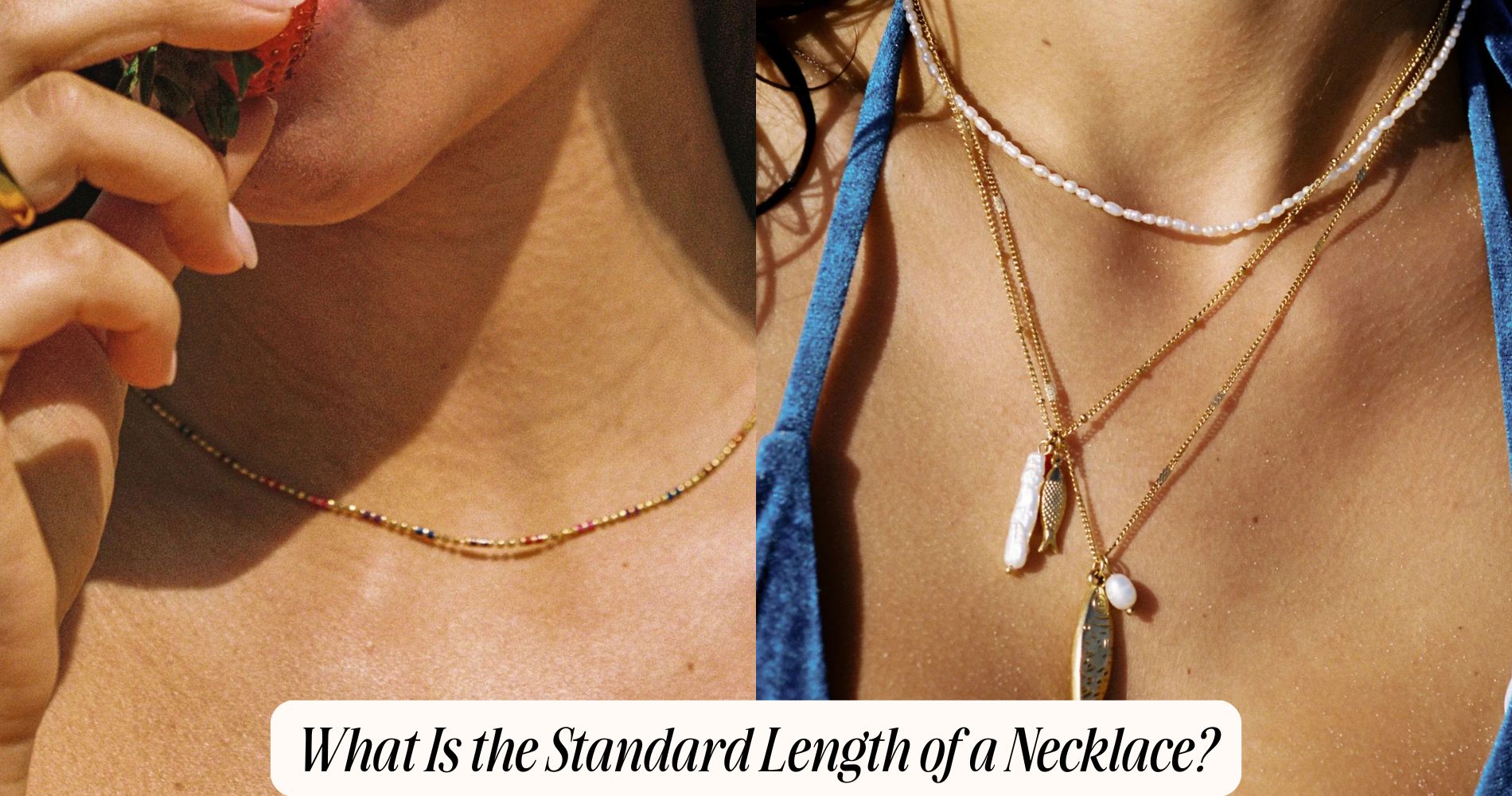 what is the standard length of a necklace