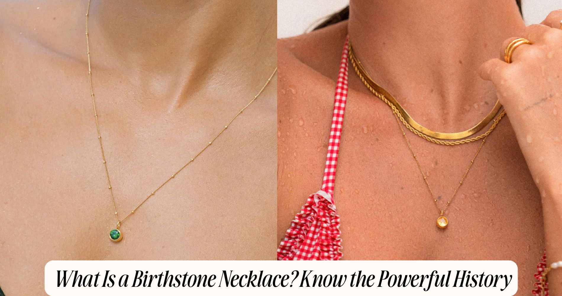 what is a birthstone necklace