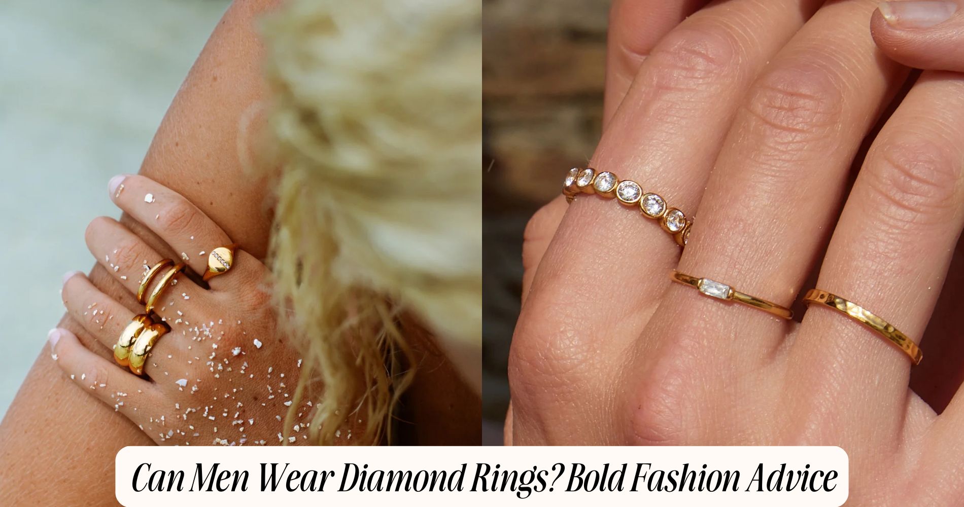 can men wear diamond rings