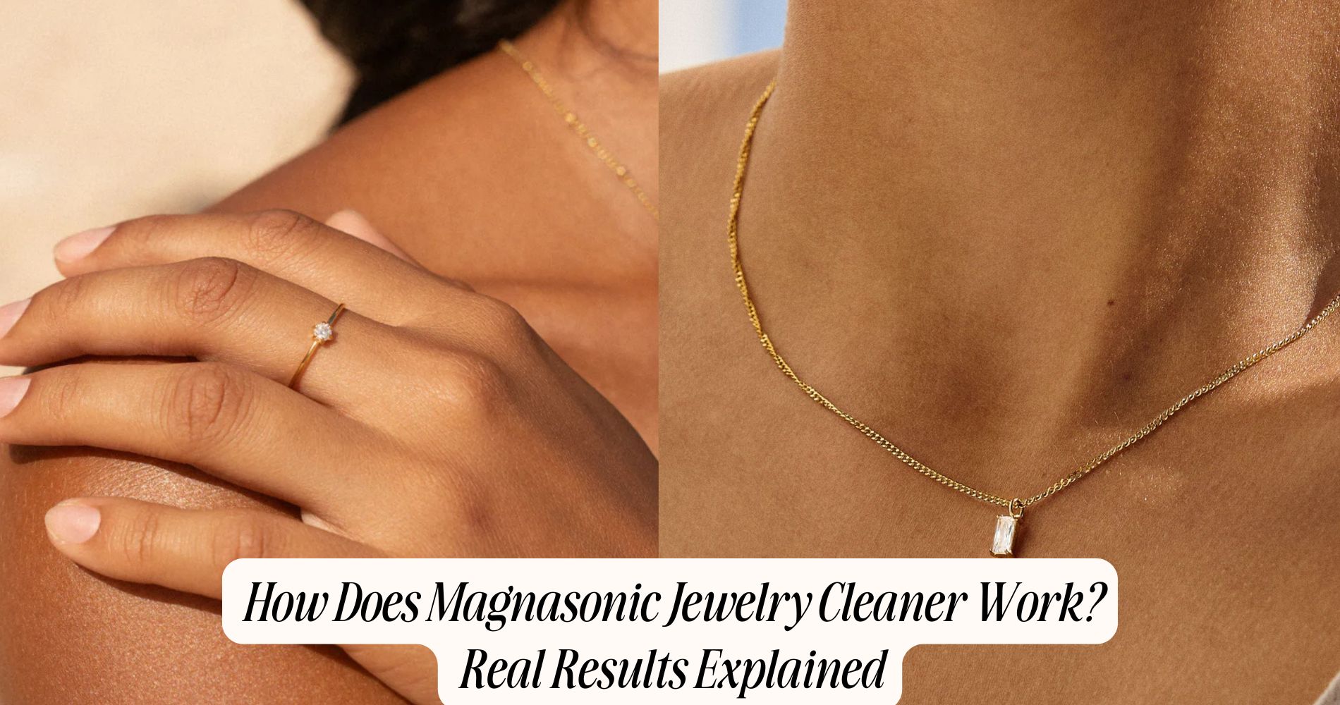 how does magnasonic jewelry cleaner work