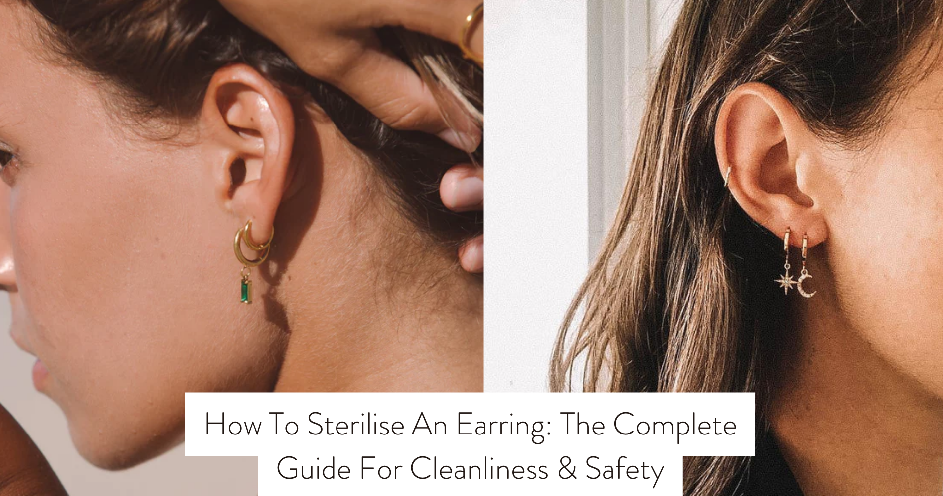 how to sterilise an earring