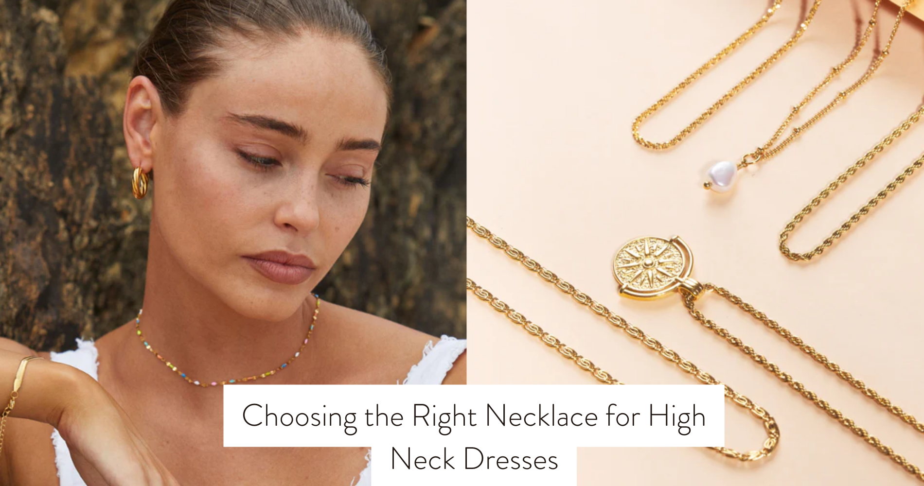 Choosing the Right Necklace for High Neck Dresses