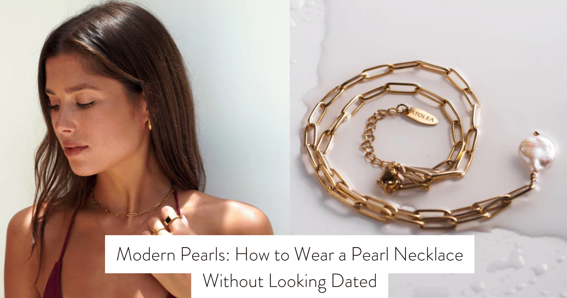 how to wear pearl necklace without looking old