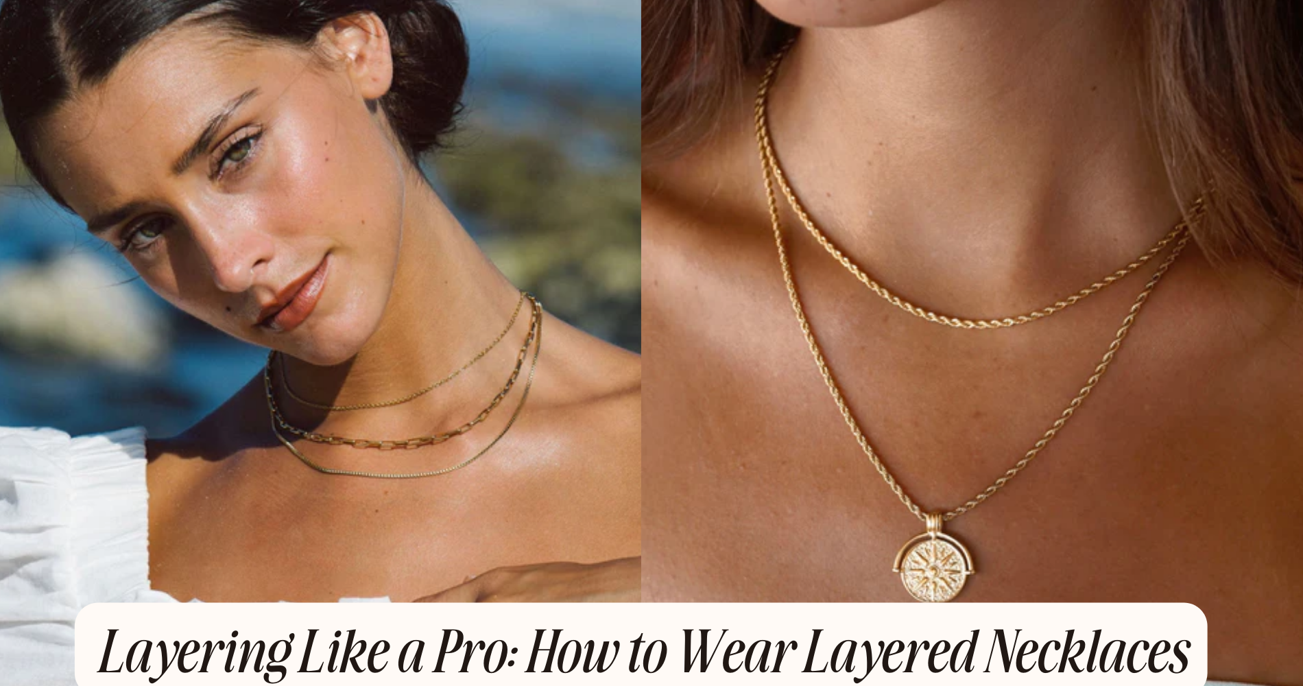 how to wear layered necklaces