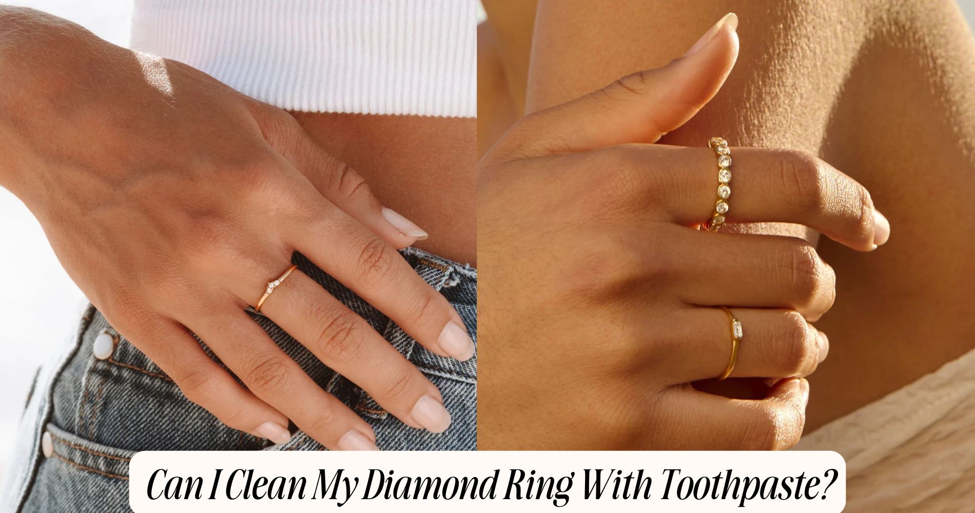 can i clean my diamond ring with toothpaste