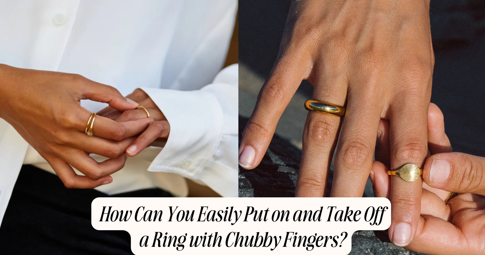 ring with chubby fingers