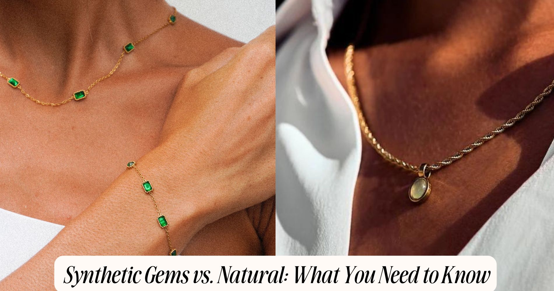 synthetic gems vs natural