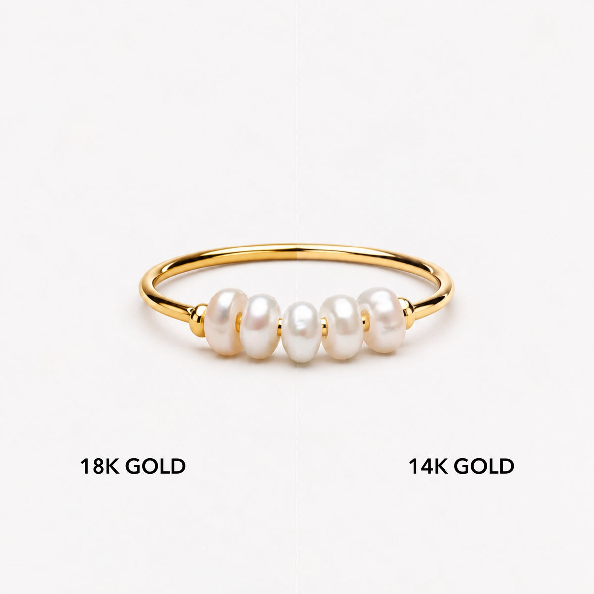 14k Pearls Ring